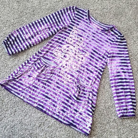 5/$20 ❤️ Girl's Comfy Tunic Dress Sz 6 - Picture 1 of 7